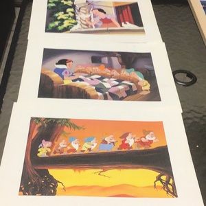 Disney store limited edition Snow White prints